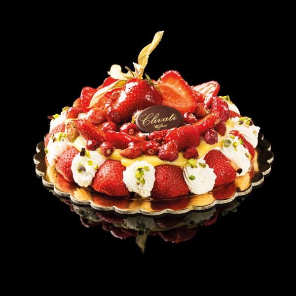 Ordina online la torta fragolina di Clivati crema pasticcera fragola clivati
