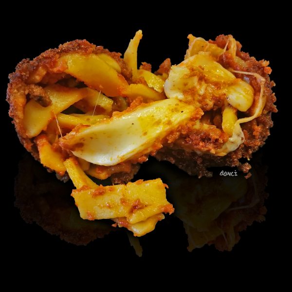 supplì di fettuccine al ragù di gabriele bonci a domicilio con cosaporto