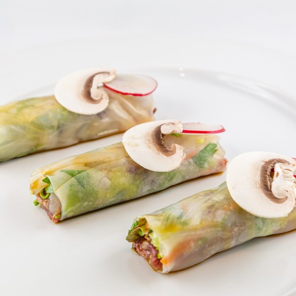 Involtino fresco di riso petto d'anatra e gamberetti a domicilio con cosaporto