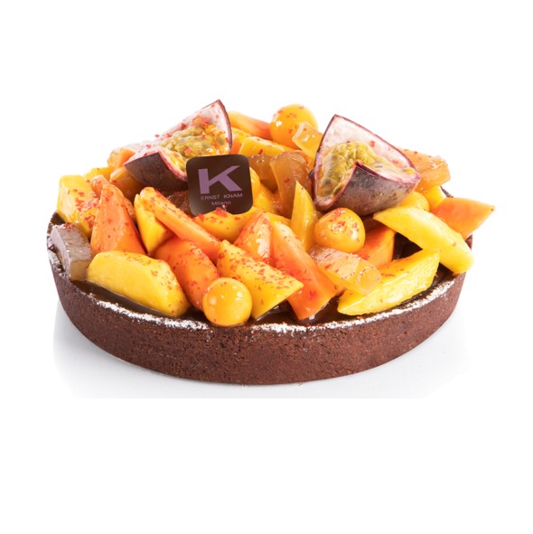 torta fondo nero esotico di knam e cosaporto