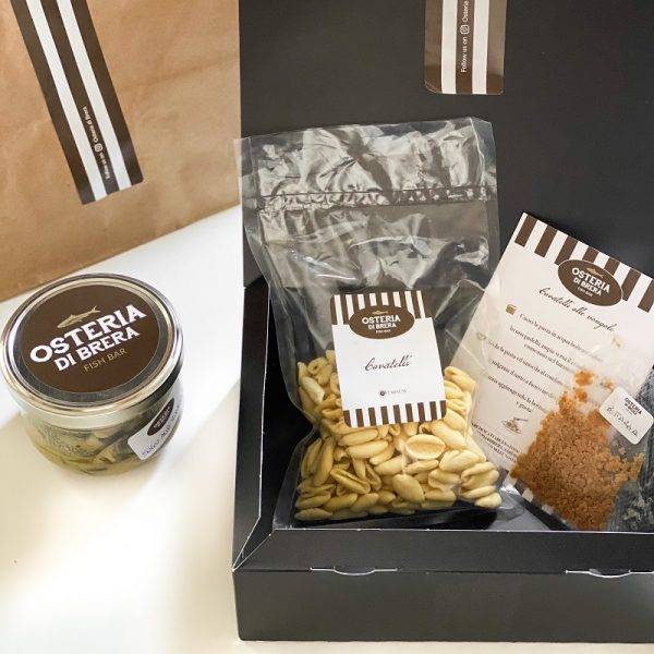 Kit Cavatelli con vongole veraci osteria brera e cosaporto
