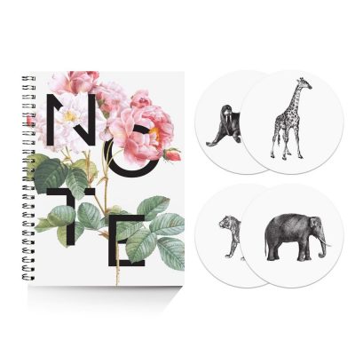 set note sottobicchieri vintage