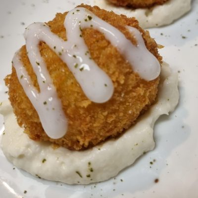 Crocchette di baccalà con salsa al wasabi Golinos consegna a domicilio con Cosaporto