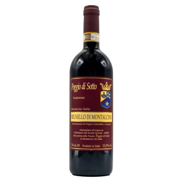 Brunello di Montalcino Poggio di Sotto 2015 Peck consegna a domicilio con Cosaporto