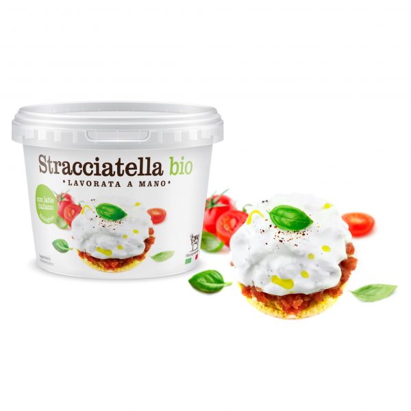 Stracciatella di latte vaccino BIO Il Caseificio consegna a domicilio con Cosaporto