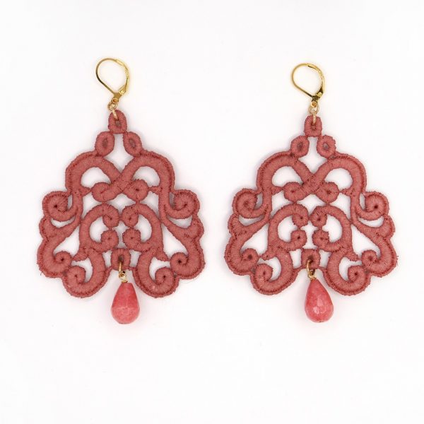 Orecchini Nuage Rosa Antico Tita Bijoux consegna a domicilio con Cosaporto