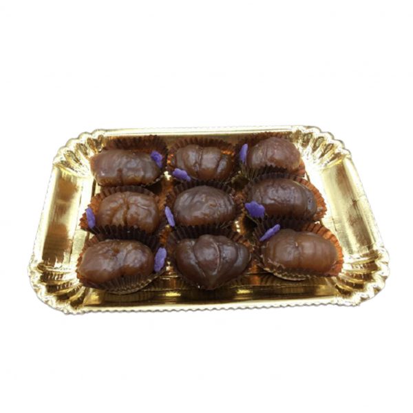 Vassoio di di Marron Glacè - da 9-16 pezzi Pasticceria Dagnino ordina online su Cosaporto.it