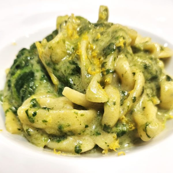 Scialatielli burro e alici, cime di rapa e scorza di limone Golinos consegna a domicilio con Cosaporto