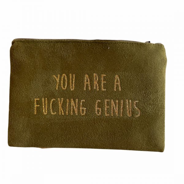 Bustina piccola "You are a fucking genius" Orangorilla consegna a domicilio con Cosaporto