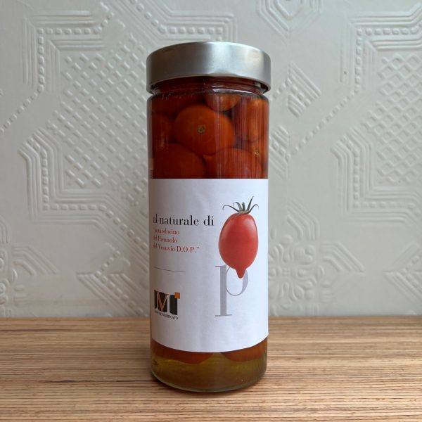 Pomodorino del Piennolo al naturale del Vesuvio DOP -550g Casadora Pasta e Bottega consegna a domicilio con cosaporto.it