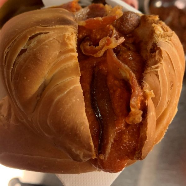 Cornetto salato amatriciana guanciale MCR Il Cornetto salato consegna a domicilio con cosaporto.it