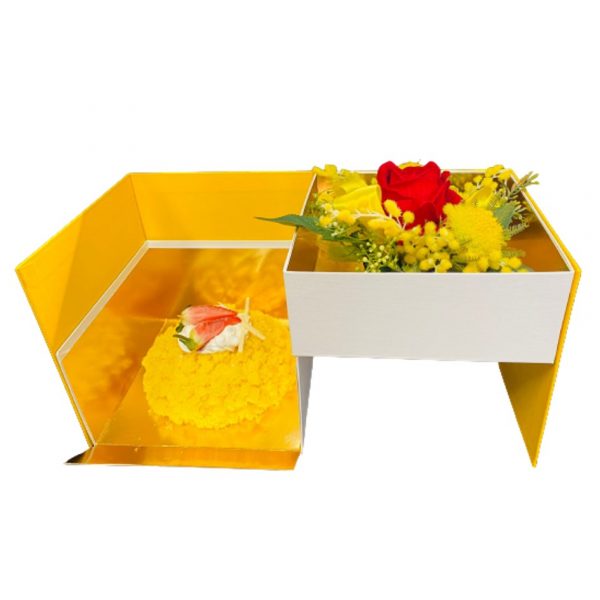 Torta Mimosa e mimose Voglia di Pane consegna a domicilio con cosaporto