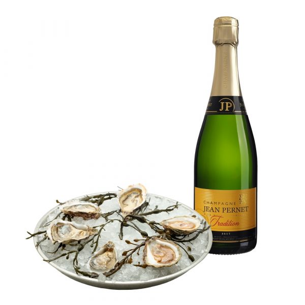 Degustazione Ostriche e Champagne La Cucina di Pesce della Pescheria Pedol consegna a domicilio con Cosaporto.it