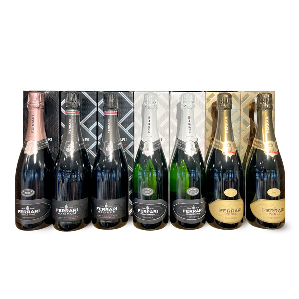 Selezione di Prosecco Ferrari Gelateria Giuffrè