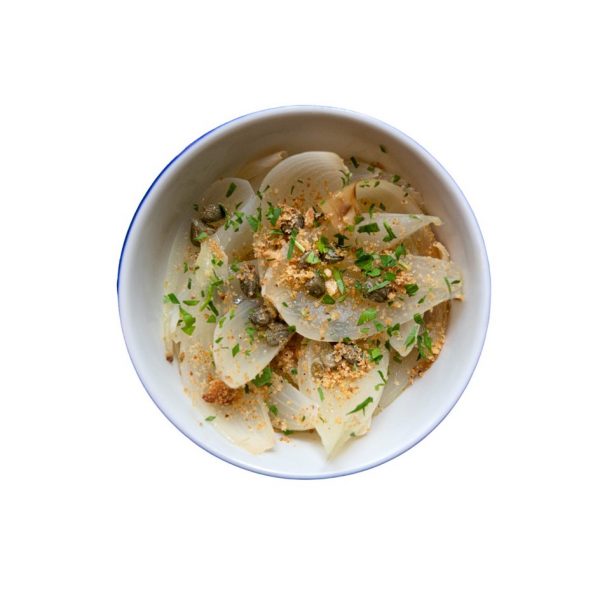 Cipolla con pane tostato e capperi - Gerli 1870 consegna a domicilio con Cosaporto