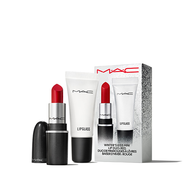 Winter's Kiss Mini Lip Duo - Neutral/Red MAC Cosmetics consegna a domicilio a Milano, Roma, Torino, Bologna con Cosaporto.it