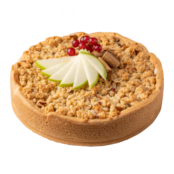 Crumble di mele vegana artigianale biologica definitiva